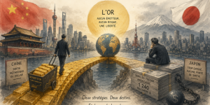 La Chine vend ses dollars, le Japon ne peut pas : la bascule vers l'or a commencé