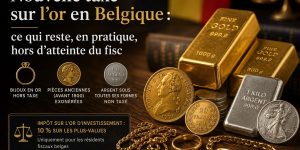 Nouvelle taxe sur l’or en Belgique : ce qui reste, en pratique, hors d’atteinte du fisc