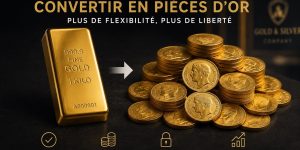 Lingot 1 kg : le convertir en pièces d'or pour gagner en flexibilité
