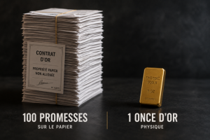 Or Papier: L’or que vous croyez posséder n’existe peut-être pas
