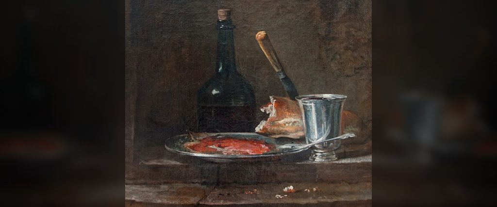 Le Gobelet d'argent, nature morte de Jean Siméon Chardin, Palais des Beaux-Arts de Lille