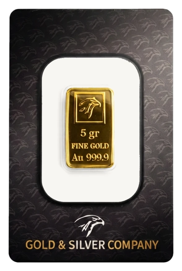 Lingot d'or 5 grammes GSC